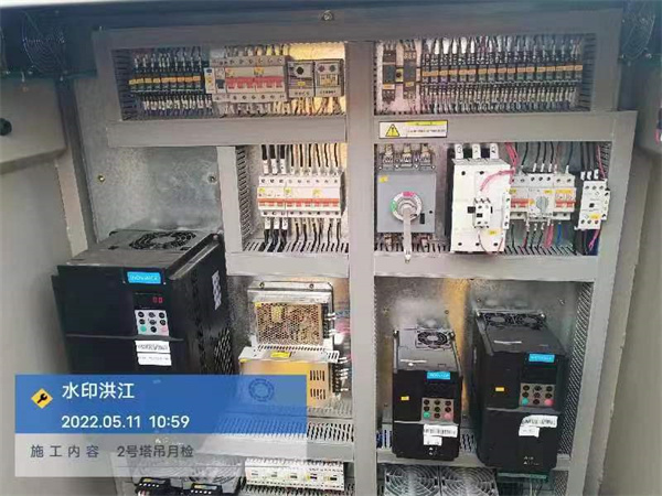水映洪江項目-塔吊、電梯月檢
